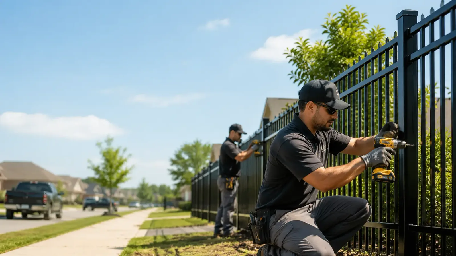 Metal Fence Installation in Rose Creek, MN